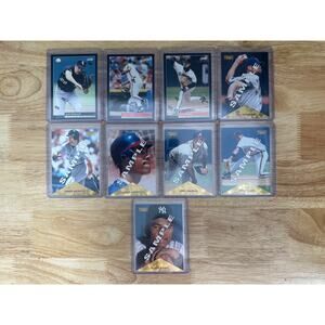 1990s Lot of 9 Sample Baseball Cards